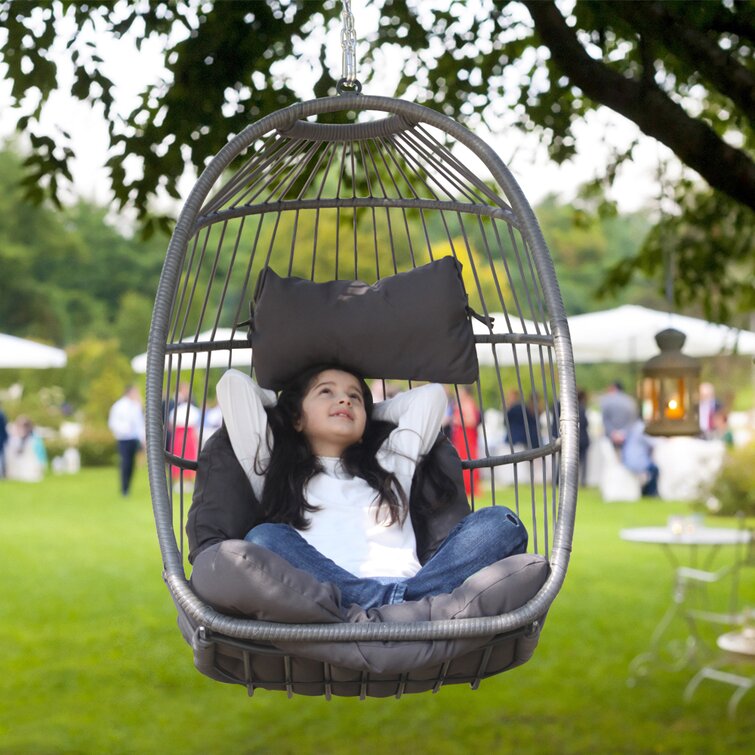 Outdoor hanging egg discount chair without stand